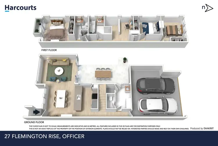 Floorplan of Homely townhouse listing, 27 Flemington Rise, Officer VIC 3809