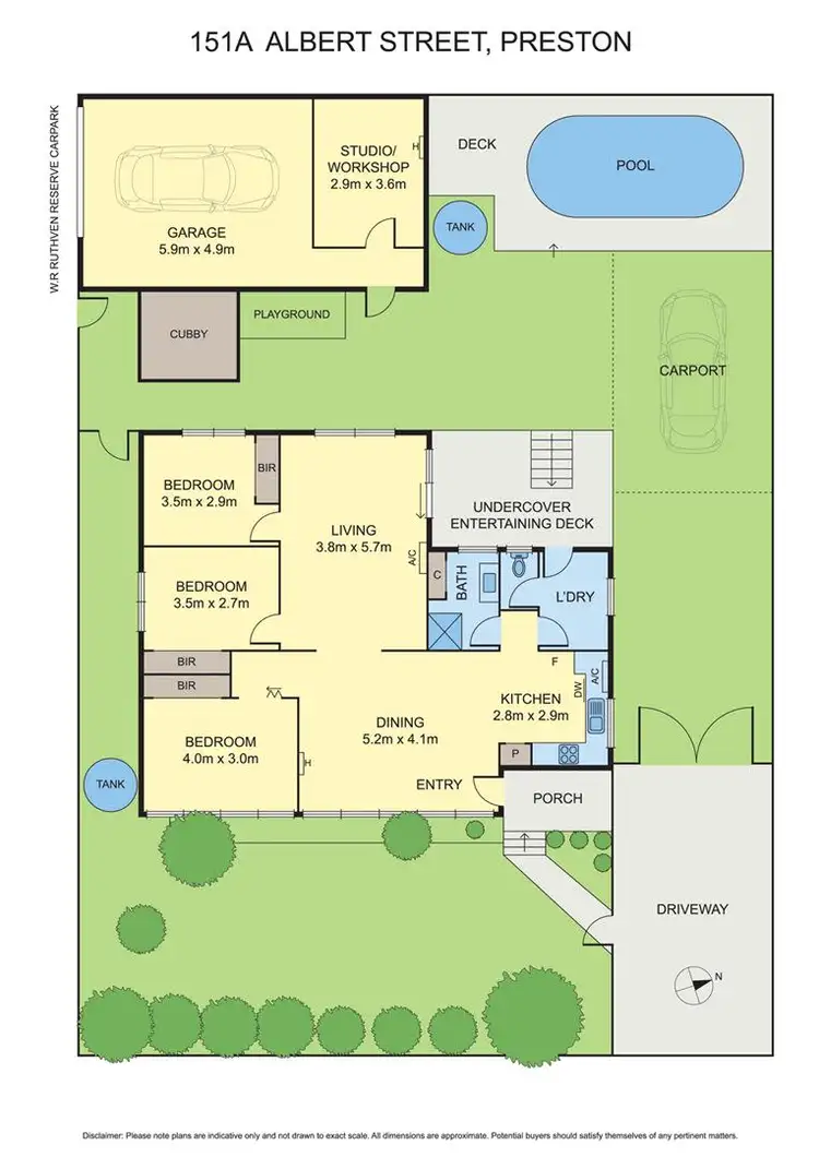 Floorplan of Homely house listing, 151A Albert Street, Preston VIC 3072