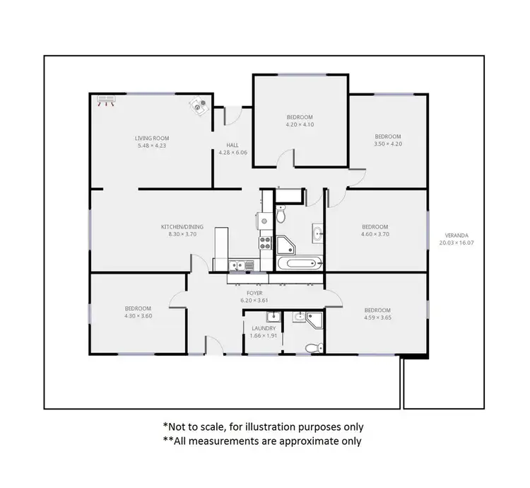 Floorplan of Homely house listing, 787 Sparrow Road,, Koolywurtie SA 5575
