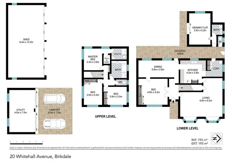 Floorplan of Homely house listing, 20 Whitehall Avenue, Birkdale QLD 4159