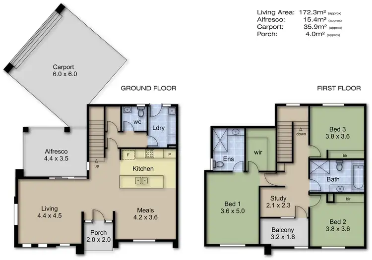 Floorplan of Homely house listing, 4 Karra Circle, Mount Barker SA 5251
