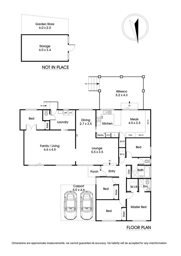 Floorplan of Homely house listing, 20 Mannix Square, Wantirna VIC 3152