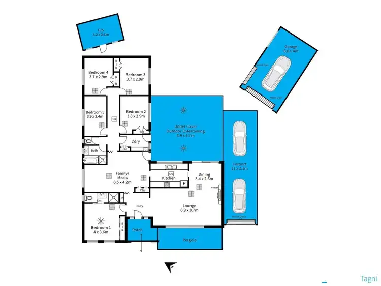 Floorplan of Homely house listing, 35 Hamilton Crescent, Aberfoyle Park SA 5159