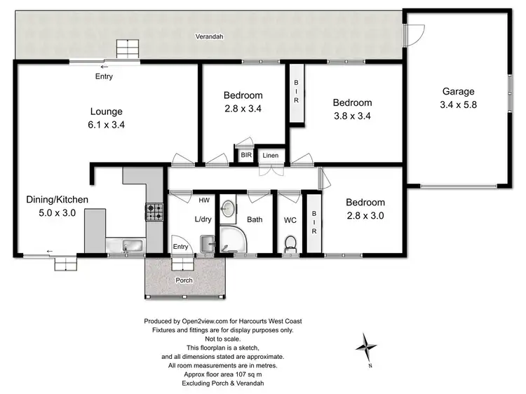 Floorplan of Homely house listing, 16 Charles Street, Strahan TAS 7468