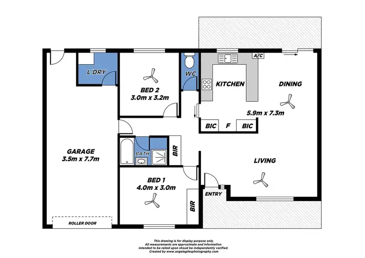 Floorplan of Homely unit listing, 2/1 Graham Street, Victor Harbor SA 5211