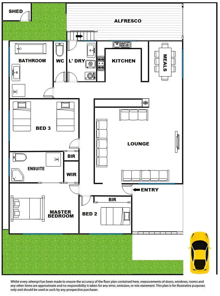 Floorplan of Homely unit listing, 1/41 Tarcoola Avenue, Meadow Heights VIC 3048