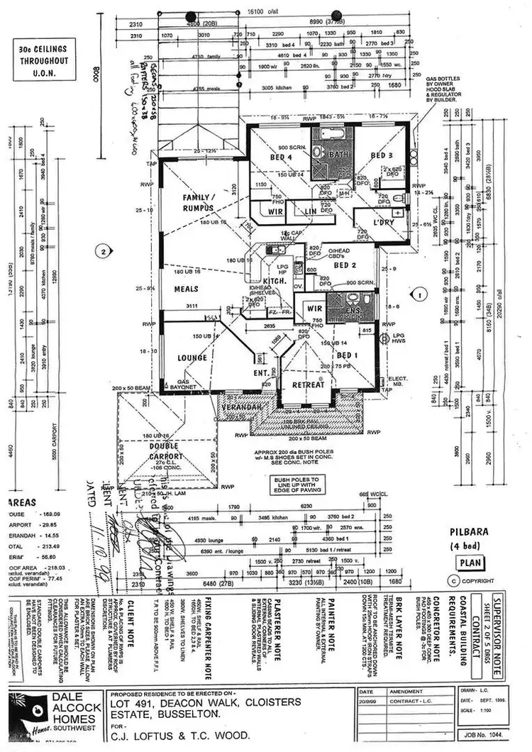 Floorplan of Homely house listing, 6 Deacon Walk, West Busselton WA 6280