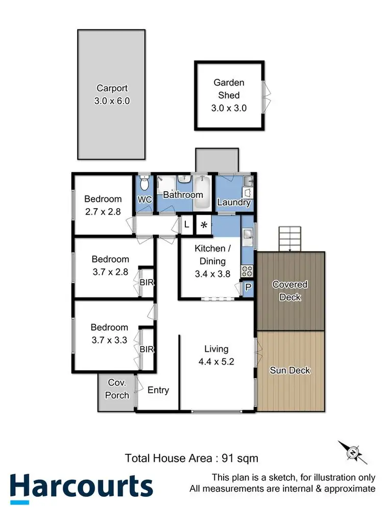Floorplan of Homely house listing, 79 Crystal Downs Drive, Blackmans Bay TAS 7052