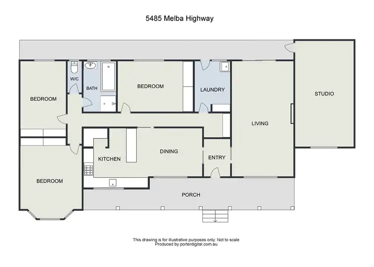 Floorplan of Homely rural property listing, 5485 Melba Highway, Yea VIC 3717