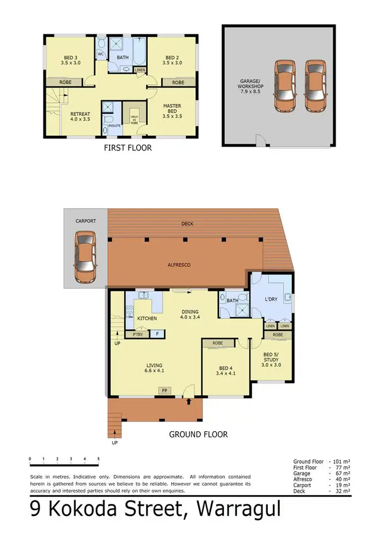 Floorplan of Homely house listing, 9 Kokoda Street, Warragul VIC 3820