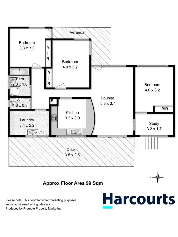 Floorplan of Homely house listing, 2/87 Oakdowns Parade, Oakdowns TAS 7019