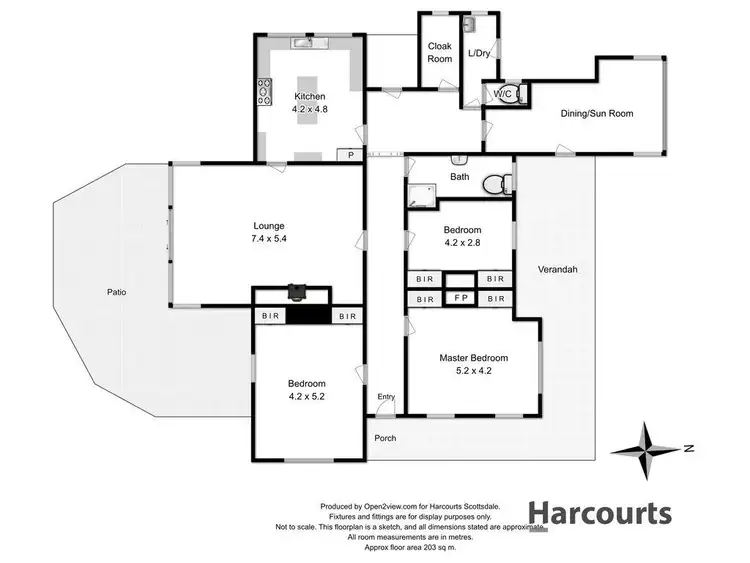 Floorplan of Homely house listing, 308 Sledge Track, Scottsdale TAS 7260