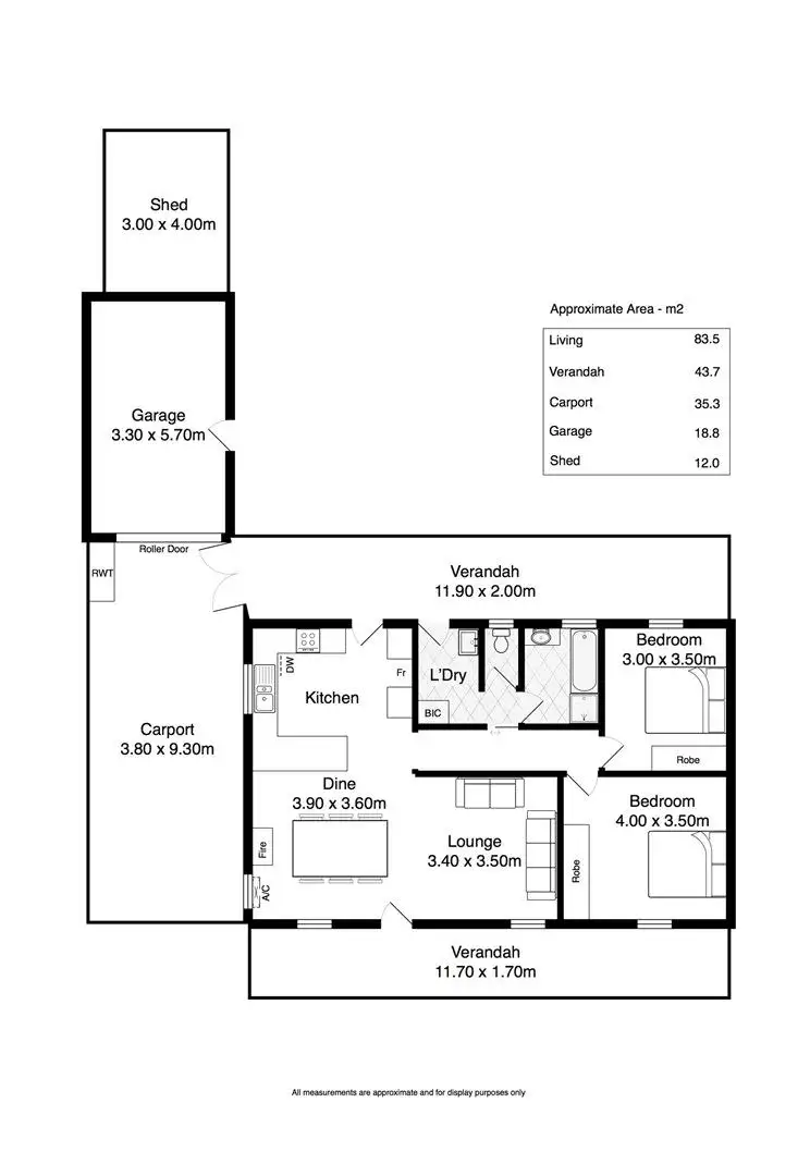 Floorplan of Homely house listing, 2 Ives Crescent, Mccracken SA 5211