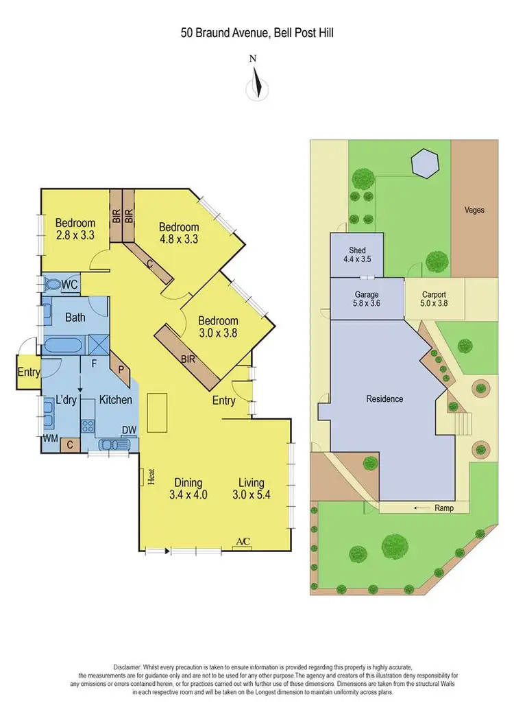 Floorplan of Homely house listing, 50 Braund Avenue, Bell Post Hill VIC 3215