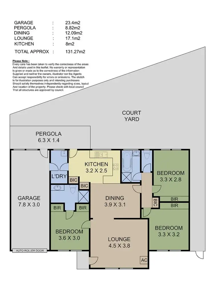 Floorplan of Homely house listing, 2/3 Denning Street, Hawthorn SA 5062