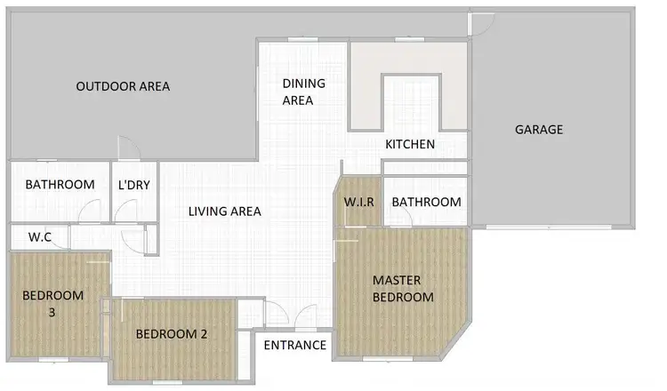 Floorplan of Homely unit listing, 1/5 Harvard Court, Truganina VIC 3029