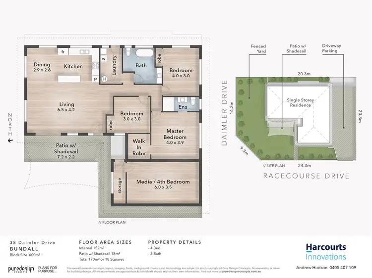 Floorplan of Homely house listing, 38 Daimler Drive, Bundall QLD 4217