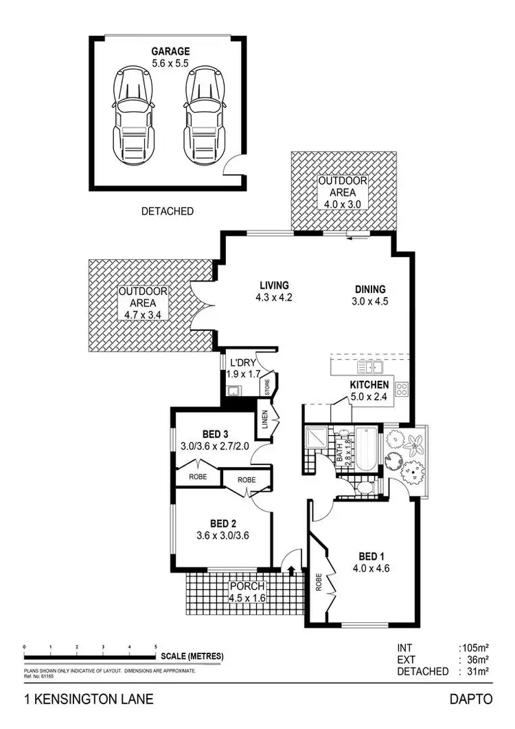 Floorplan of Homely house listing, 1 Kensington Lane, Dapto NSW 2530
