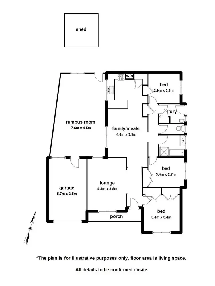 Floorplan of Homely house listing, 79 Strathaird Drive, Narre Warren South VIC 3805