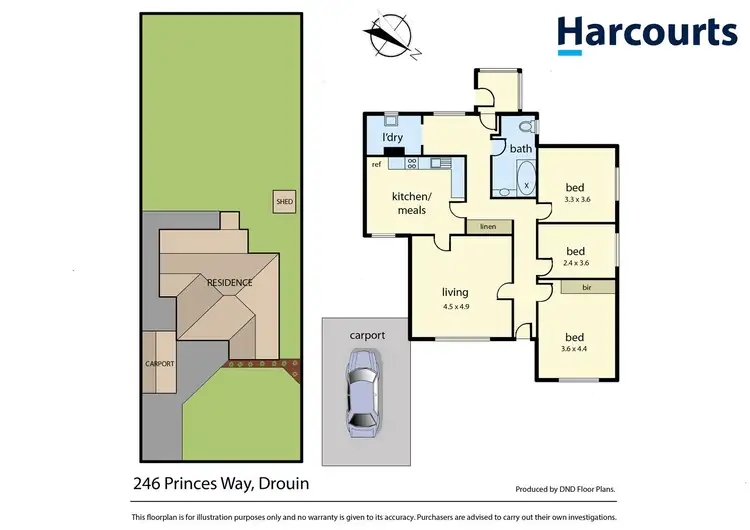 Floorplan of Homely house listing, 246 Princes Way, Drouin VIC 3818