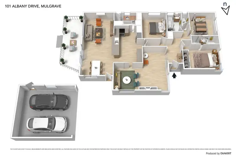Floorplan of Homely house listing, 101 Albany Drive, Mulgrave VIC 3170