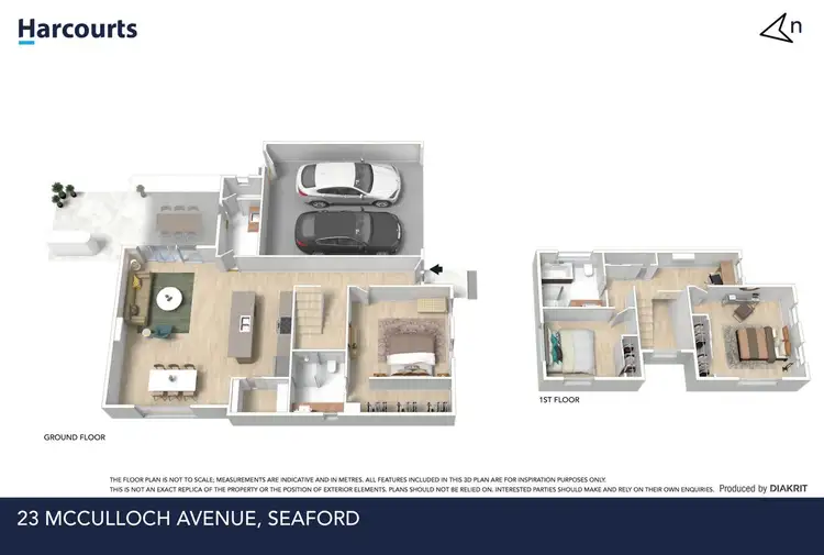 Floorplan of Homely house listing, 23 McCulloch Ave, Seaford VIC 3198