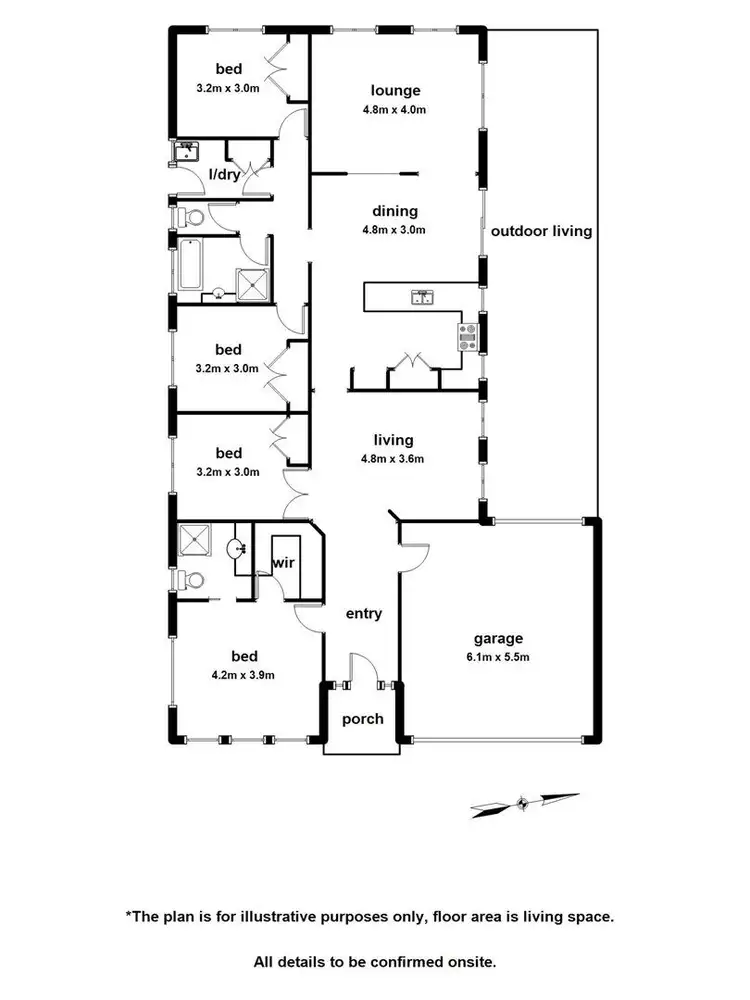 Floorplan of Homely house listing, 7 Atkinson Drive, Berwick VIC 3806