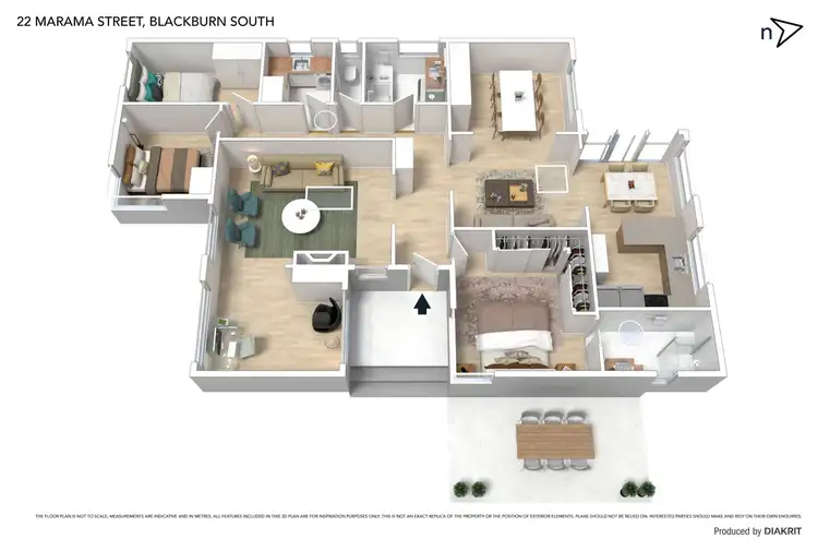Floorplan of Homely house listing, 22 Marama Street, Blackburn South VIC 3130