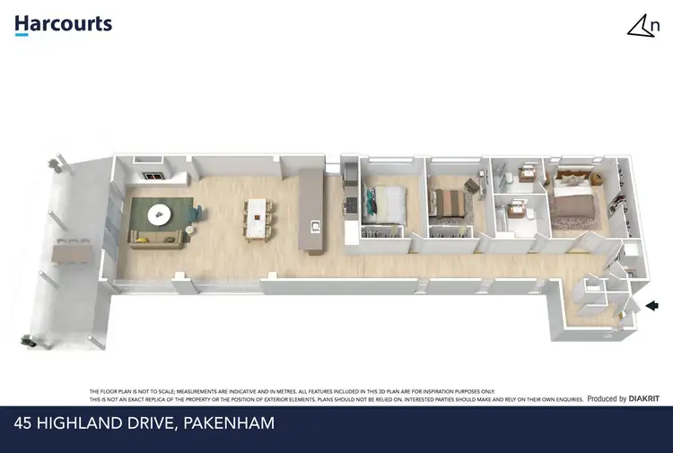 Floorplan of Homely house listing, 45 Highland Drive, Pakenham VIC 3810