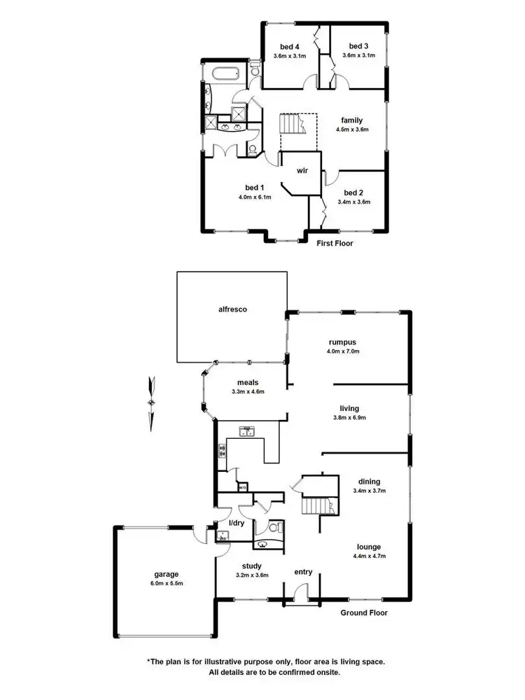 Floorplan of Homely house listing, 5 Lavender Place, Berwick VIC 3806