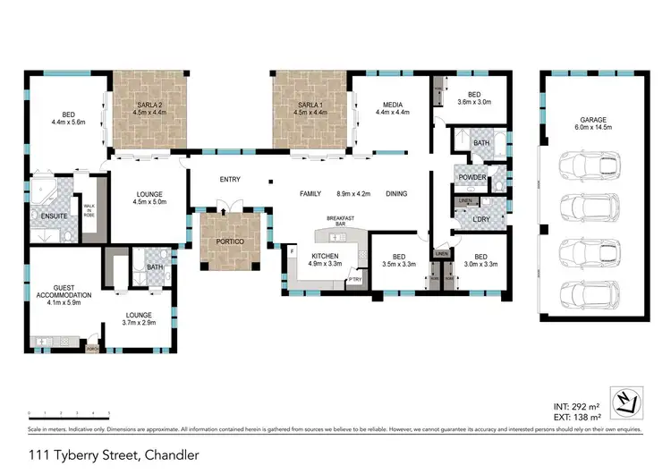 Floorplan of Homely house listing, 111 Tyberry Street, Chandler QLD 4155