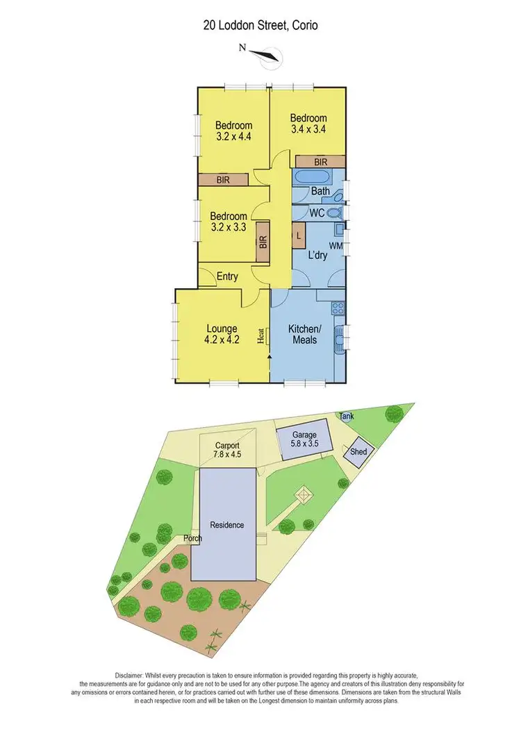 Floorplan of Homely house listing, 20 Loddon Street, Corio VIC 3214