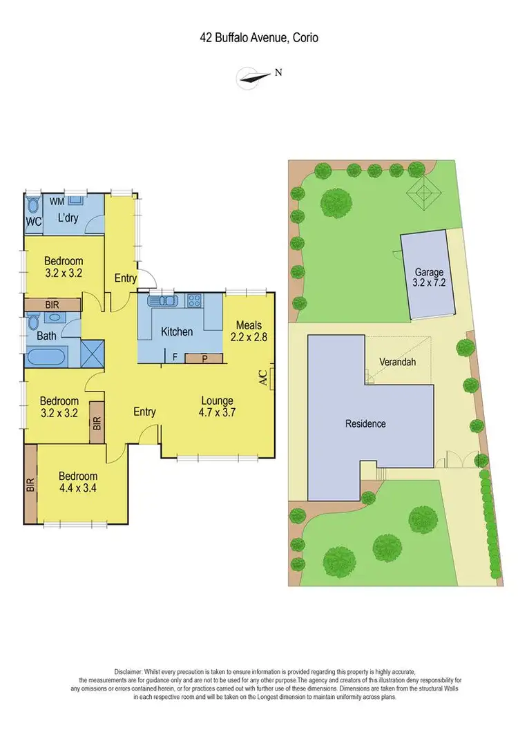Floorplan of Homely house listing, 42 Buffalo Avenue, Corio VIC 3214