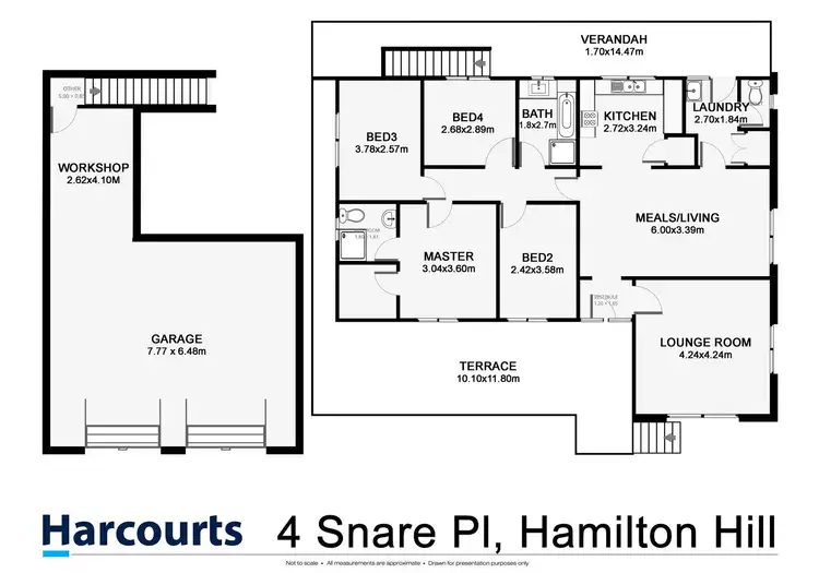 Floorplan of Homely house listing, 4 Snare Place, Hamilton Hill WA 6163