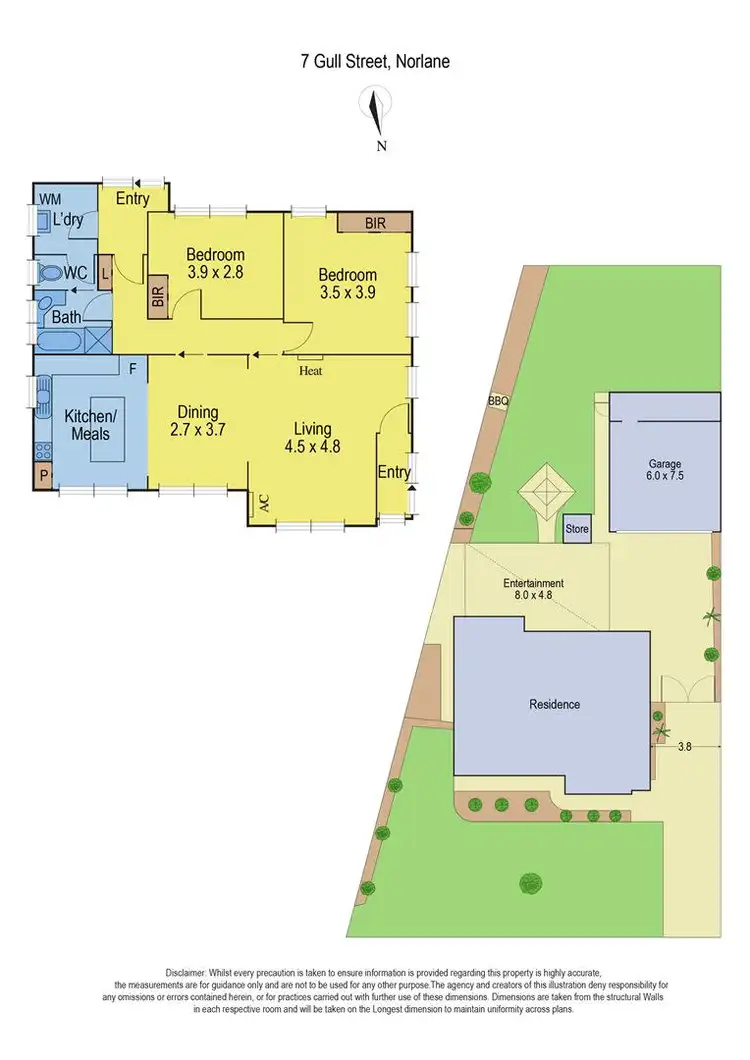 Floorplan of Homely house listing, 7 Gull Street, Norlane VIC 3214