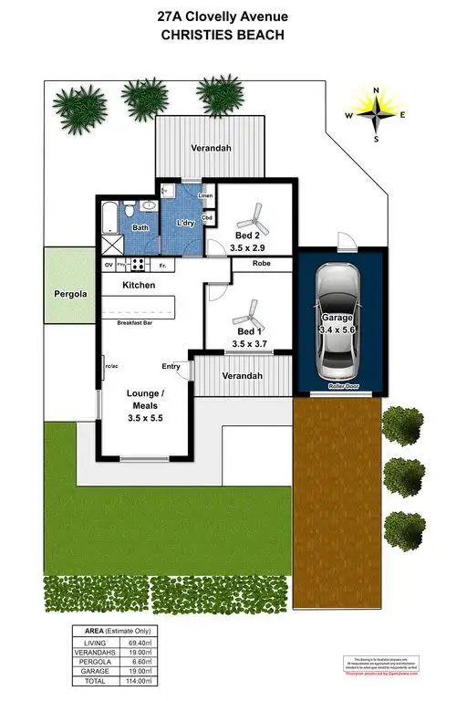 Floorplan of Homely house listing, 27a Clovelly Avenue, Christies Beach SA 5165
