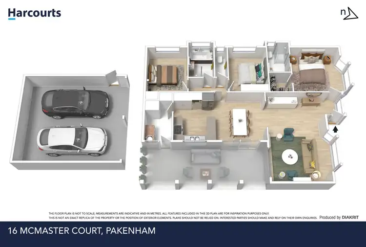 Floorplan of Homely house listing, 16 McMaster Court, Pakenham VIC 3810