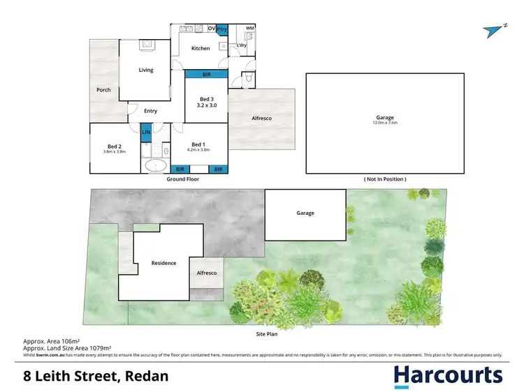 Floorplan of Homely house listing, 8 Leith Street, Redan VIC 3350