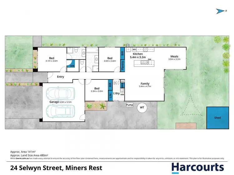 Floorplan of Homely house listing, 24 Selwyn Street, Miners Rest VIC 3352