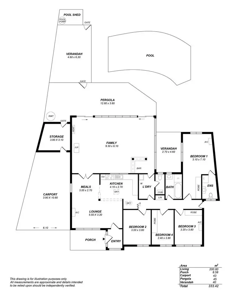 Floorplan of Homely house listing, 35 Vincent Street, Christies Beach SA 5165