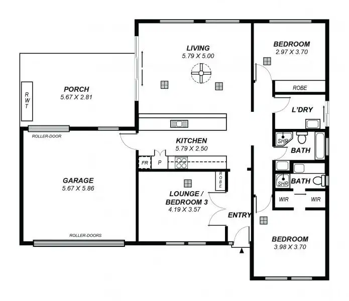 Floorplan of Homely house listing, 40A Leighton Avenue, Klemzig SA 5087