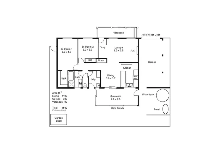 Floorplan of Homely house listing, 119 Rosetta Village, Victor Harbor SA 5211