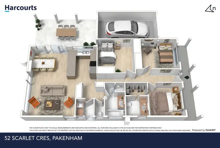 Floorplan of Homely house listing, 52 Scarlet Crescent, Pakenham VIC 3810