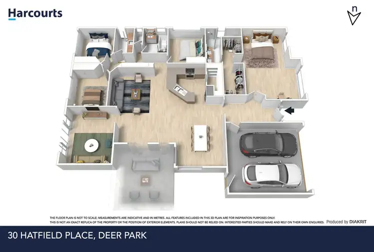Floorplan of Homely house listing, 30 Hatfield Place, Deer Park VIC 3023