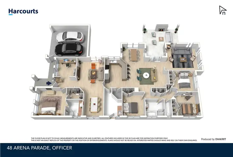 Floorplan of Homely house listing, 48 Arena Parade, Officer VIC 3809