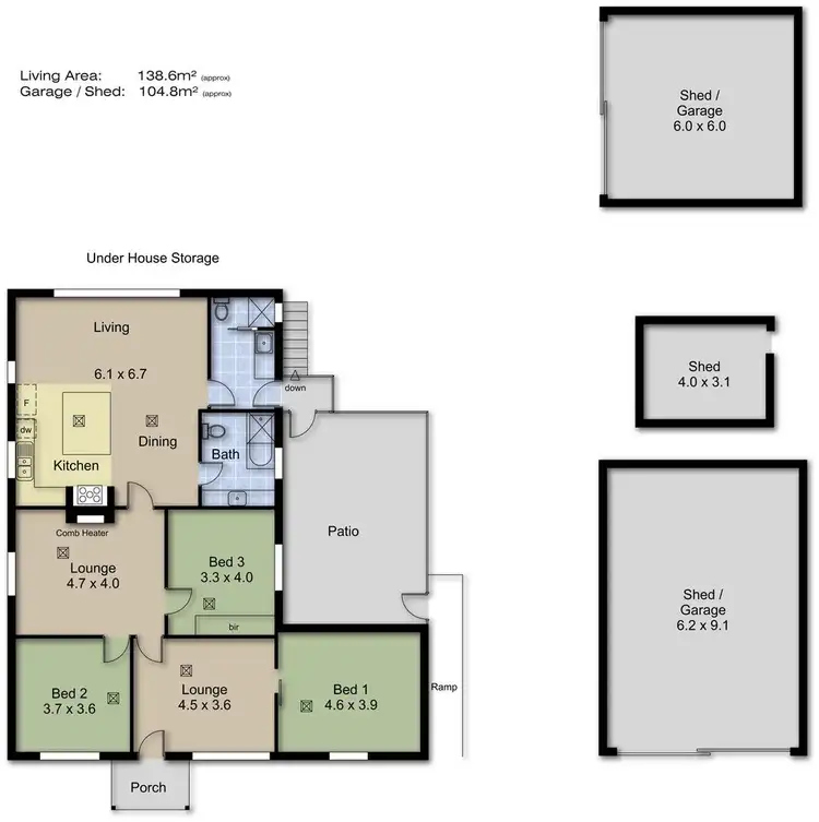 Floorplan of Homely house listing, 77 Old Mount Barker Road, Stirling SA 5152