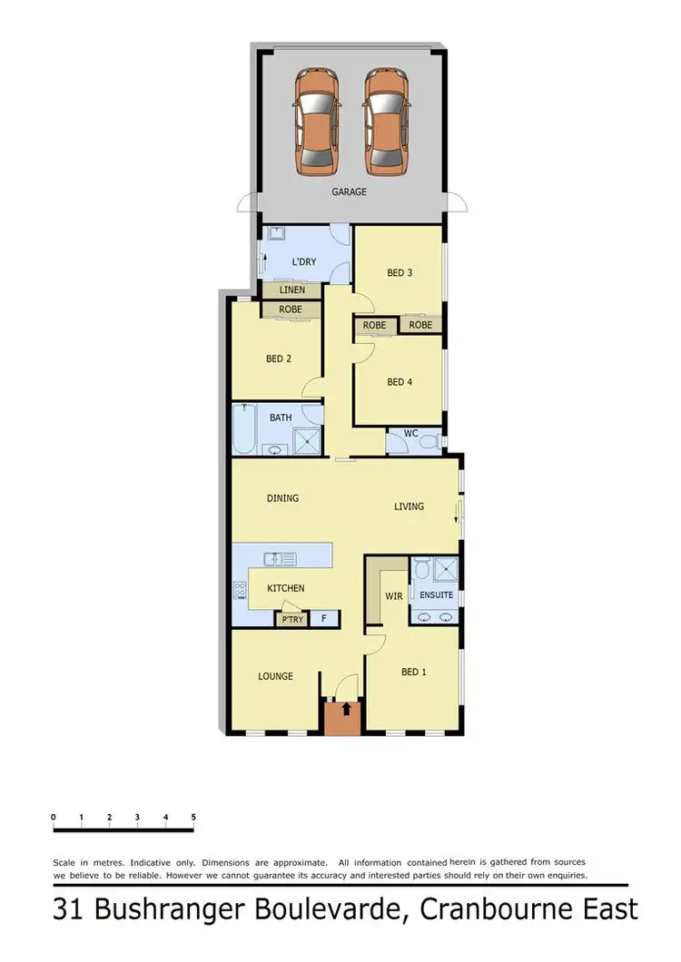 Floorplan of Homely house listing, 31 Bushranger Boulevarde, Cranbourne East VIC 3977