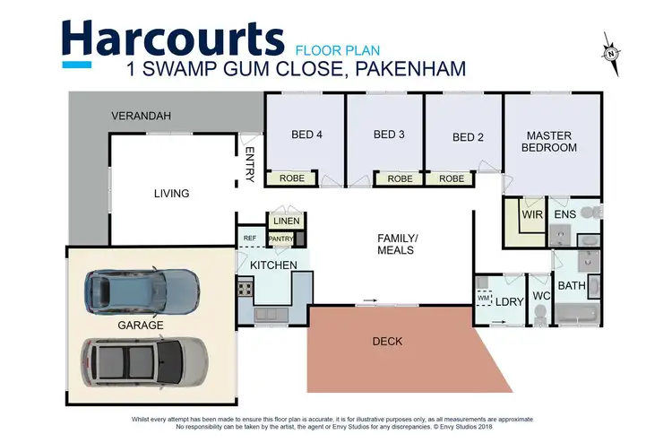 Floorplan of Homely house listing, 1 Swamp Gum Close, Pakenham VIC 3810
