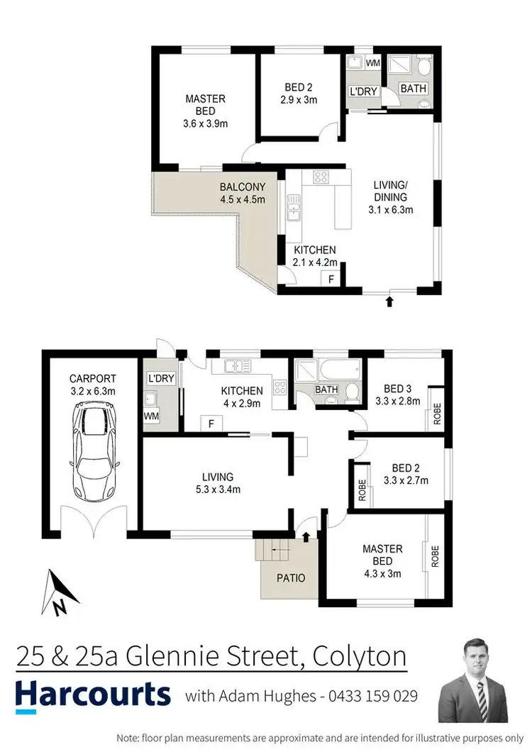 Floorplan of Homely house listing, 25 & 25a Glennie Street, Colyton NSW 2760