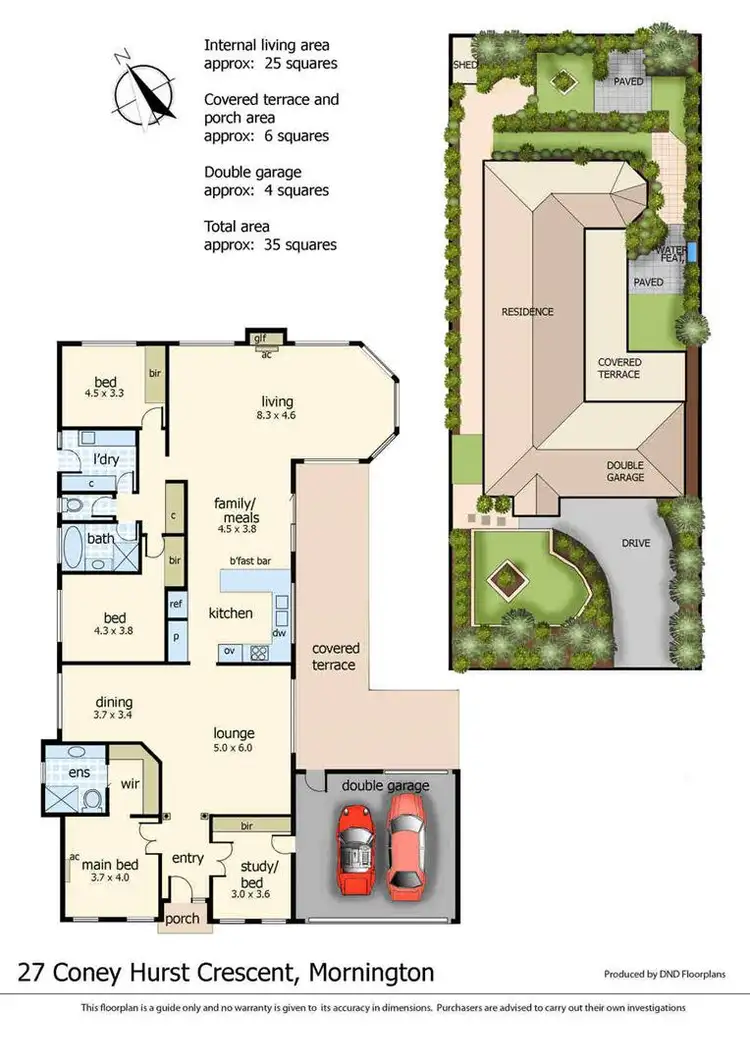 Floorplan of Homely house listing, 27 Coney Hurst Crescent, Mornington VIC 3931